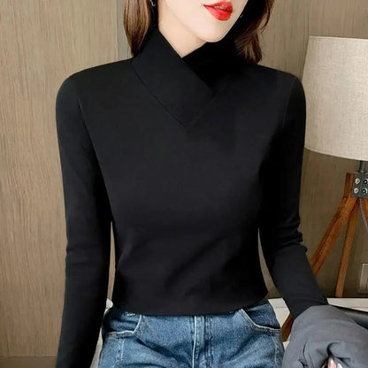 Liora - T-shirt Col Roulé Chic
