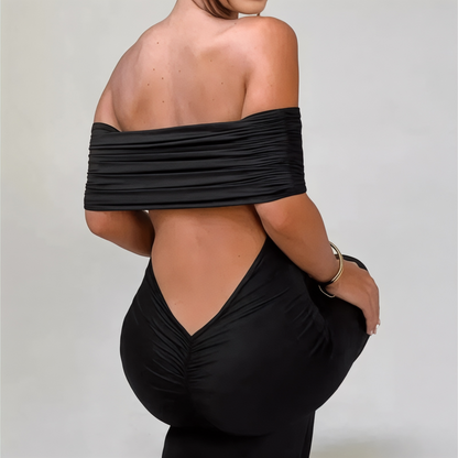 Robe Longue Élégante Sans Bretelles