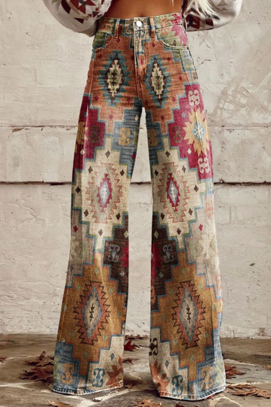EM - Pantalon bohème vintage