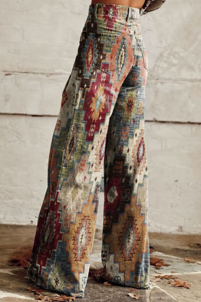 EM - Pantalon bohème vintage
