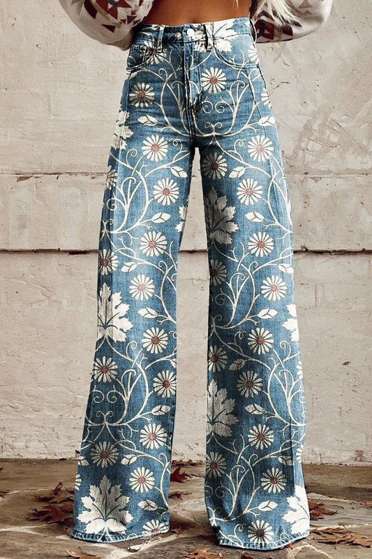 EM - Pantalon bohème vintage