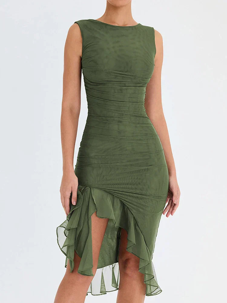 Nancy - Élégante Robe Midi