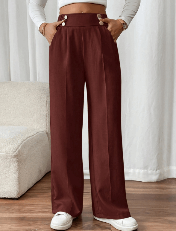 Isa™ | Pantalon taille haute