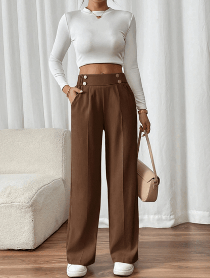 Isa™ | Pantalon taille haute